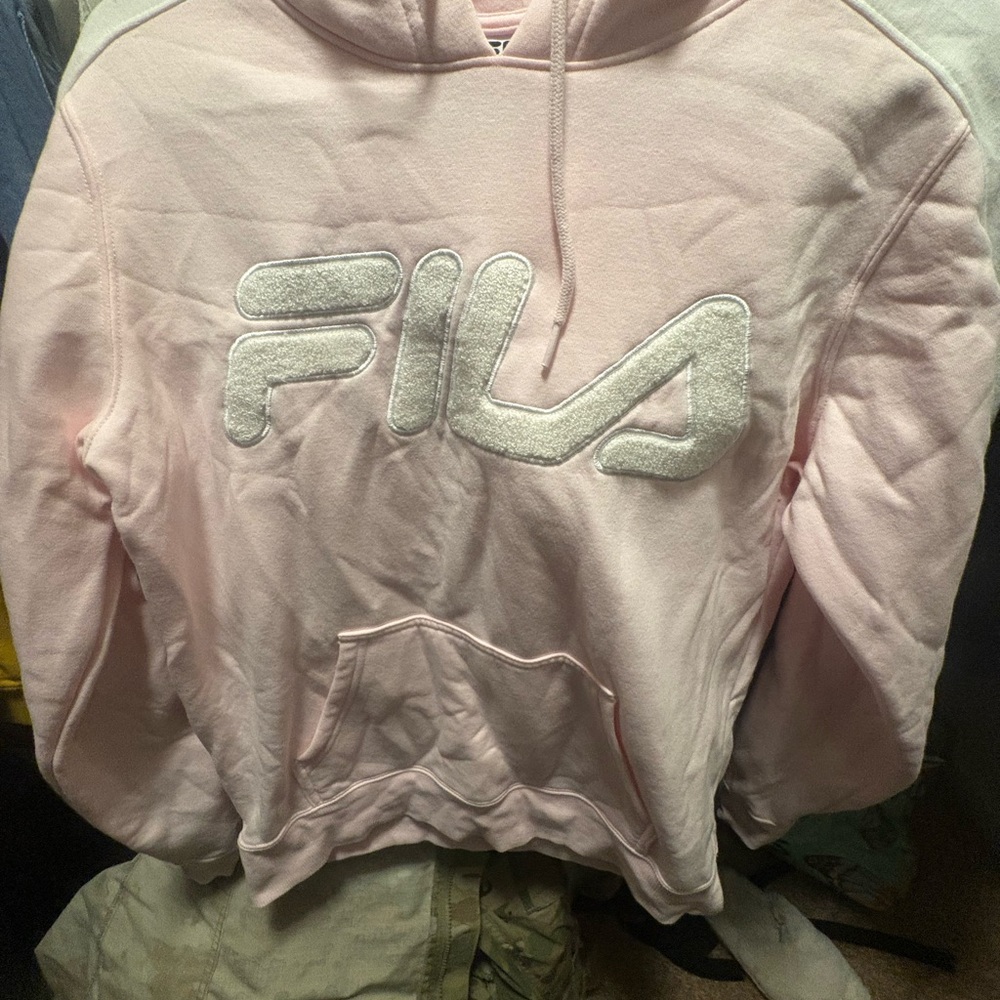 Fila Pink Sweatshirt Hoodie